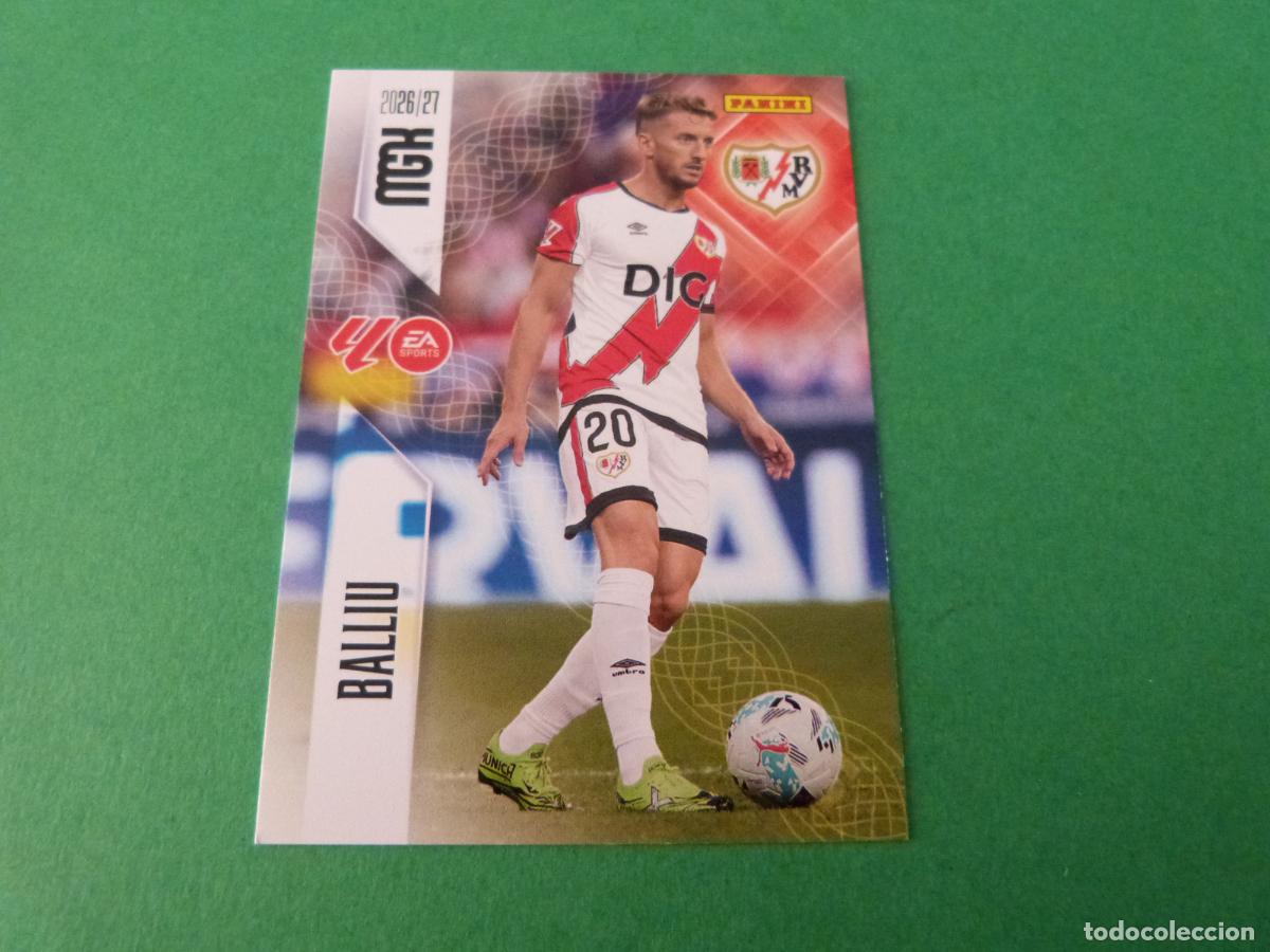 Cromos de f&uacute;tbol: TRADING CARD FUTBOL BALLIU RAYO VALLECANO N&ordm; 293 LIGA MEGACRACKS 2026-2027/26-27 PANINI