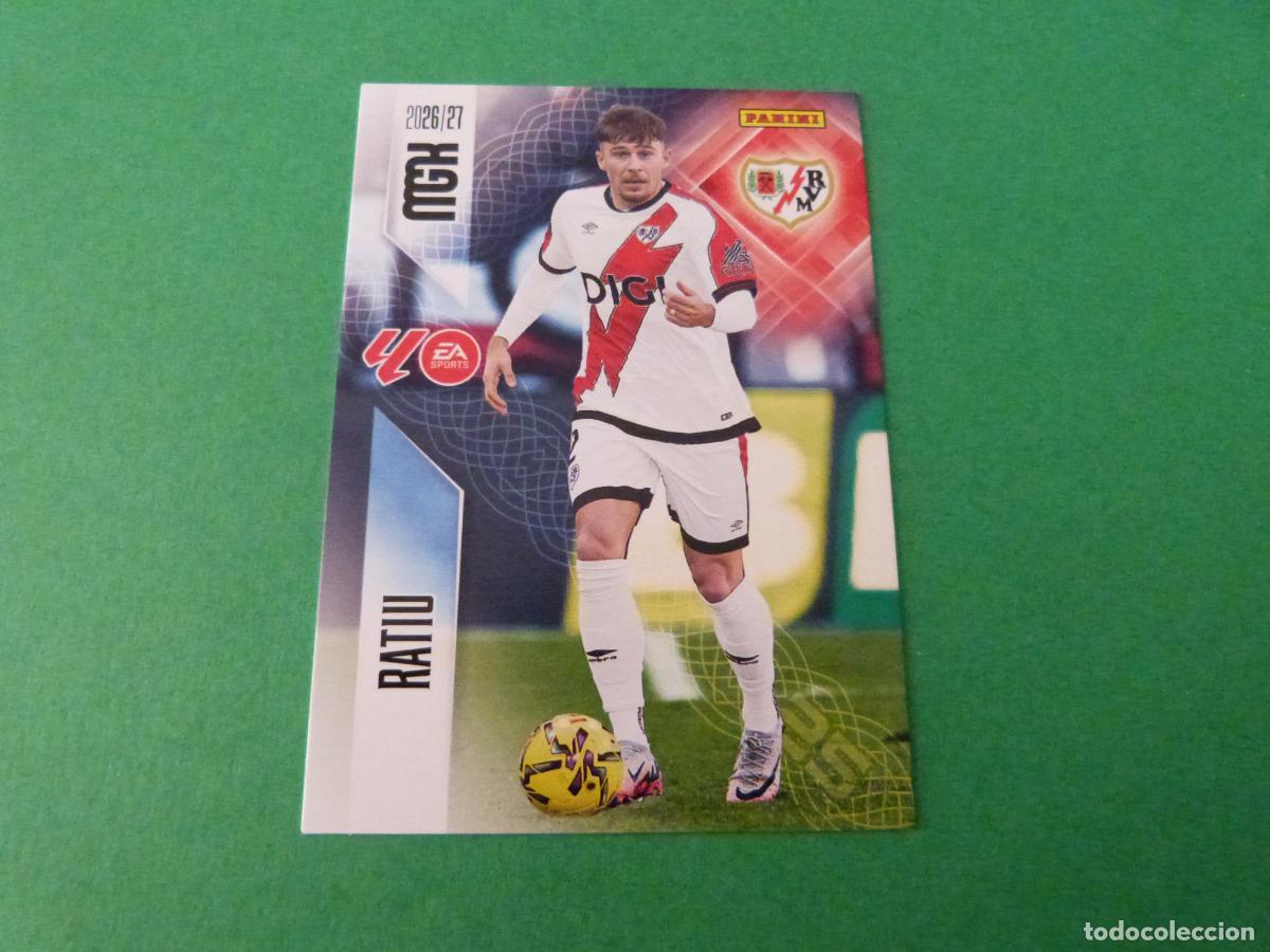 Cromos de f&uacute;tbol: TRADING CARD FUTBOL RATIU RAYO VALLECANO N&ordm; 292 LIGA MEGACRACKS 2026-2027/26-27 PANINI