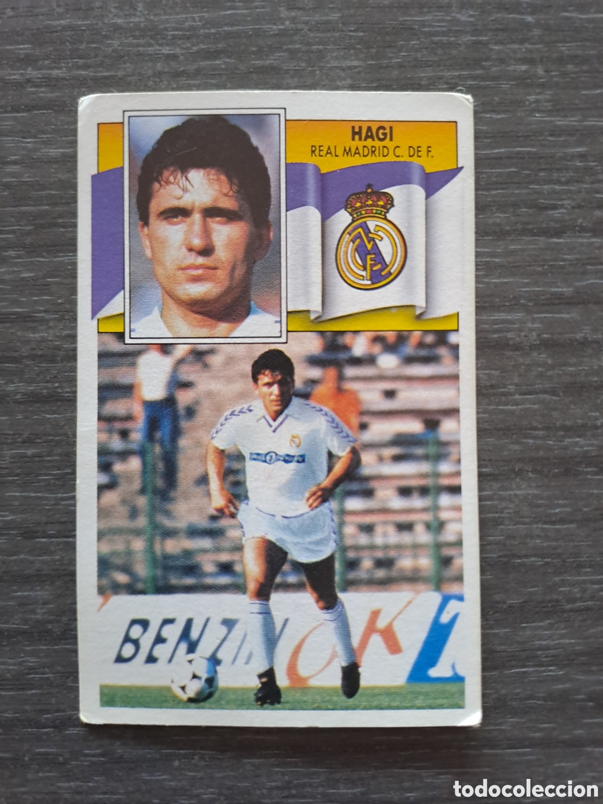 Football Stickers: GICA HAGI &mdash; LIGA 90-91 &mdash; EDICIONES ESTE