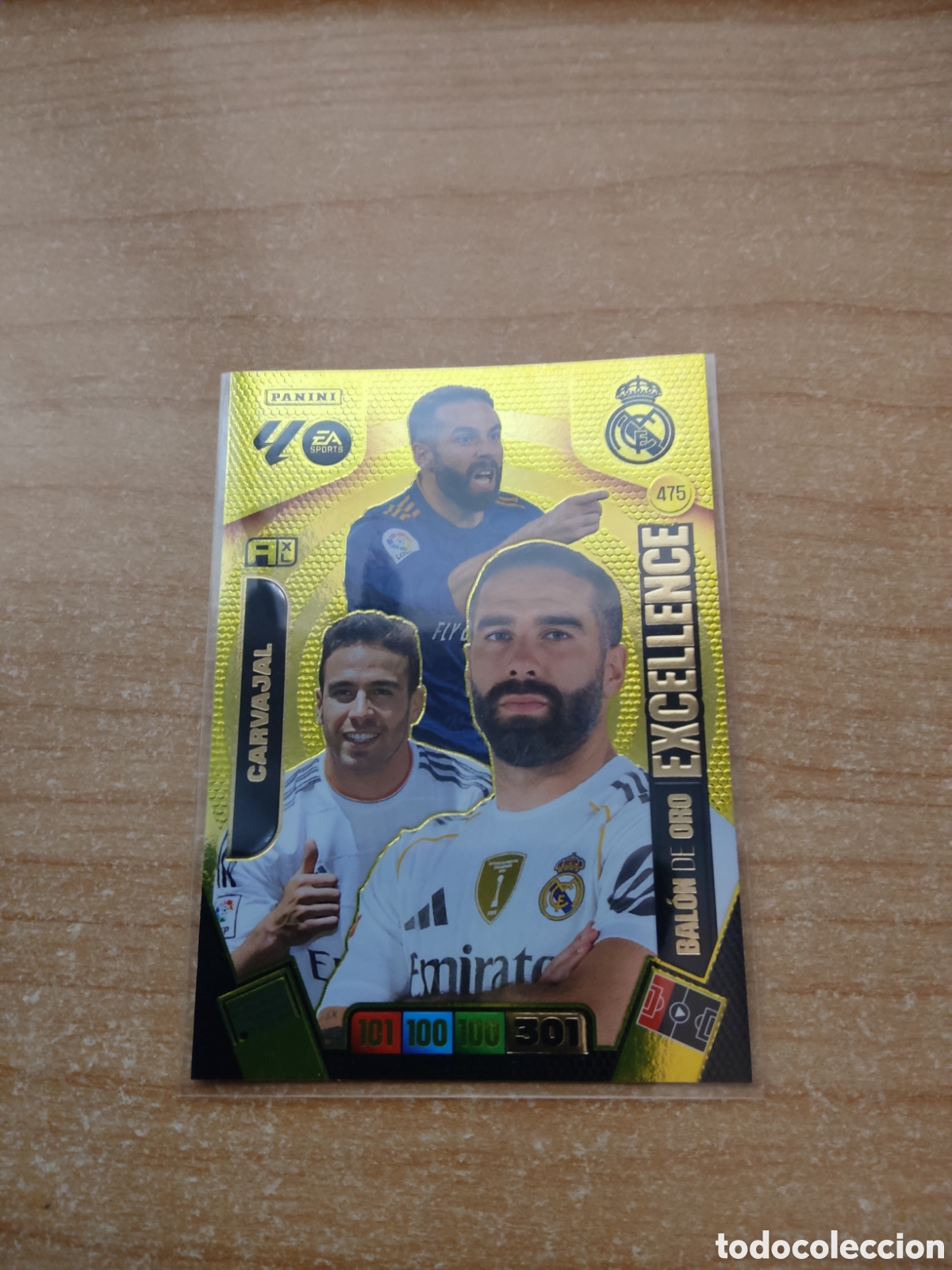 Cromos de Futebol: 475 CARVAJAL BALON DE ORO EXCELLENCE REAL MADRID ADRENALYN XL LIGA 2025 2026