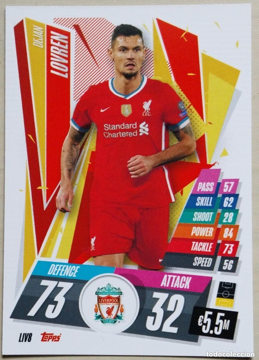 Cromos de Futebol: LIV8 LOVREN LIVERPOOL FC CHAMPIONS LEAGUE 20 21 FICHAS ALBUM TOPPS MATCH ATTAX 2020 2021
