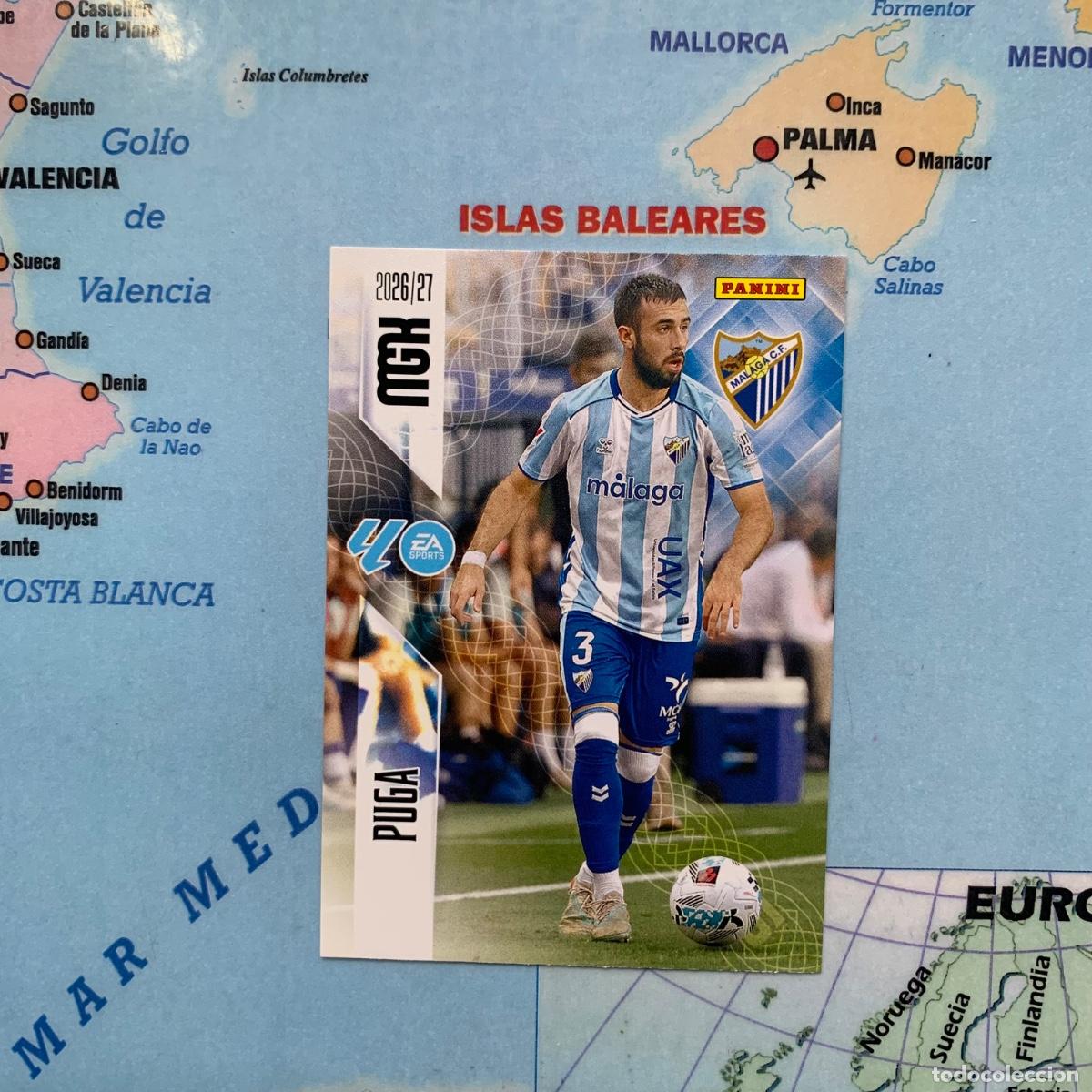 Cromos de f&uacute;tbol: Puga n&uacute;mero 238 del Malaga megacracks 26-27 2026-2027