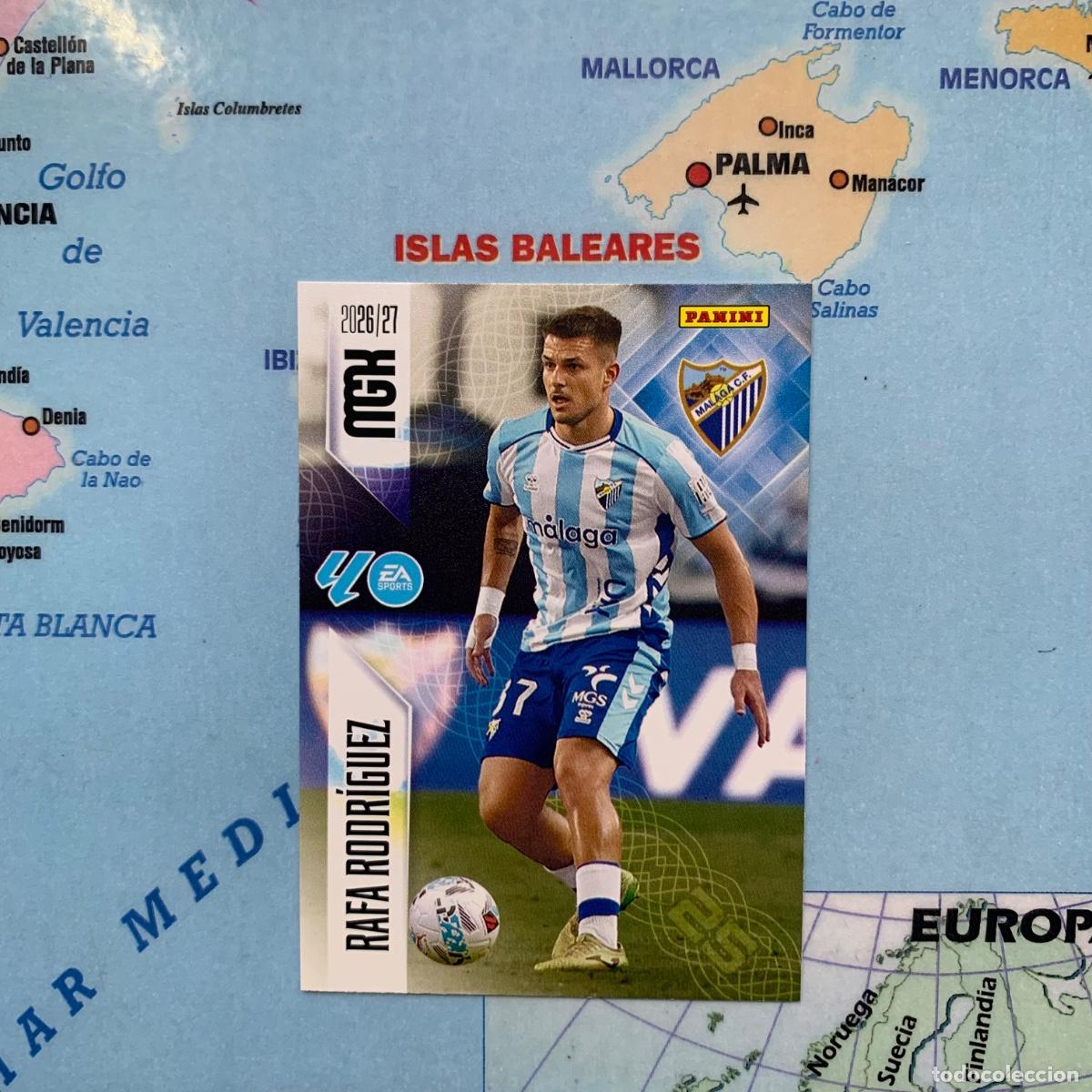 Cromos de f&uacute;tbol: Rafa Rodr&iacute;guez n&uacute;mero 246 del Malaga megacracks 26-27 2026-2027