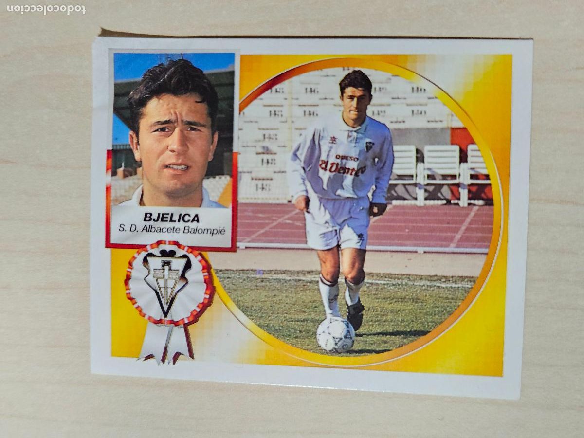 Cromos de f&uacute;tbol: COMPLETA TU ALBUM ESTE 94 95 COLOCA BJELICA - VENTANILLA -