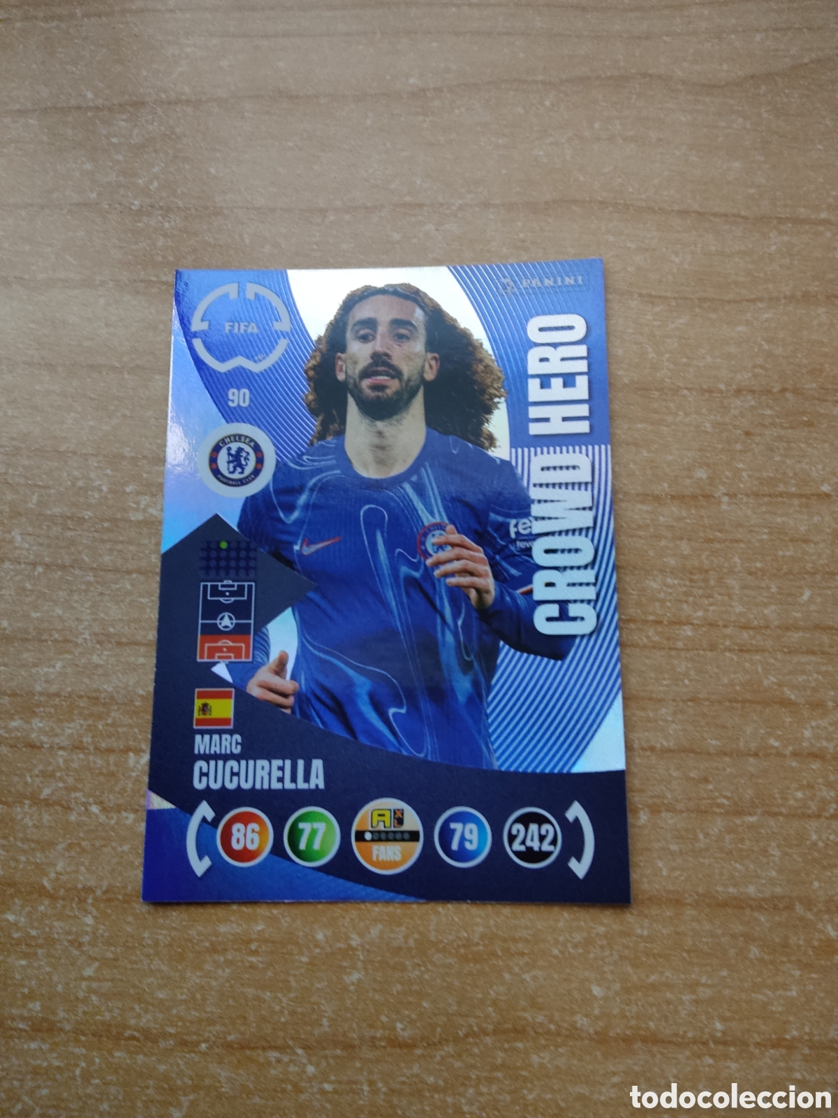 Cromos de f&uacute;tbol: 90 MARC CUCURELLA CHELSEA CROWD HERO MUNDIAL DE CLUBES ADRENALYN 2025