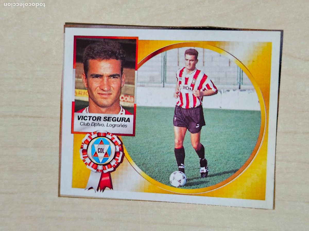 Cromos de f&uacute;tbol: COMPLETA TU ALBUM ESTE 94 95 COLOCA VICTOR SEGURA - RECORTADO