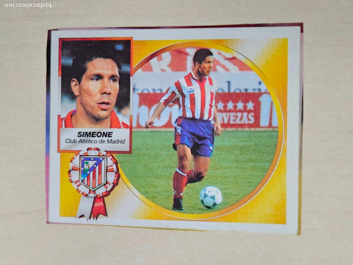 Cromos de f&uacute;tbol: COMPLETA TU ALBUM ESTE 94 95 COLOCA SIMEONE - RECORTADO