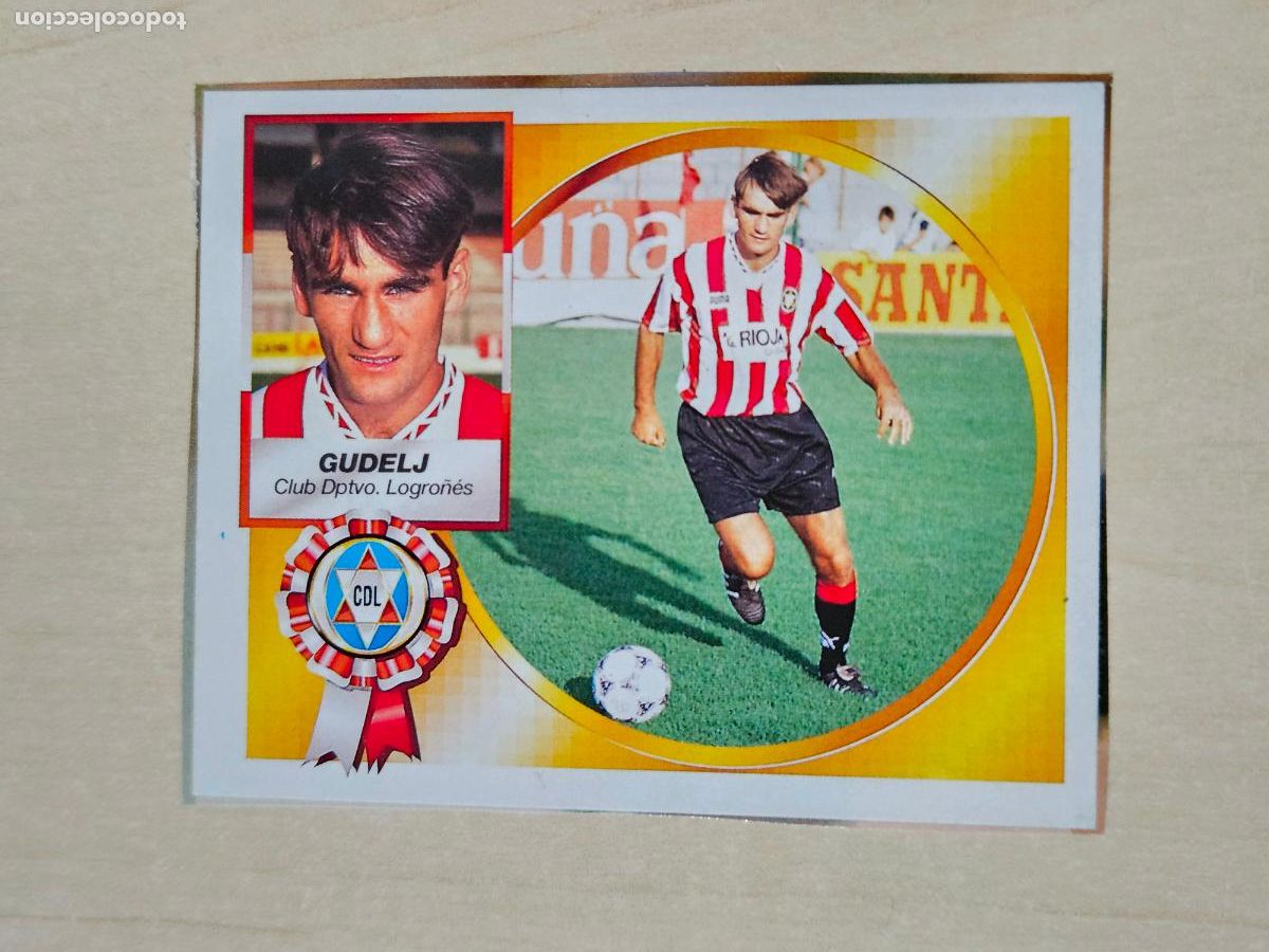 Cromos de f&uacute;tbol: COMPLETA TU ALBUM ESTE 94 95 COLOCA GUDELJ - RECORTADO