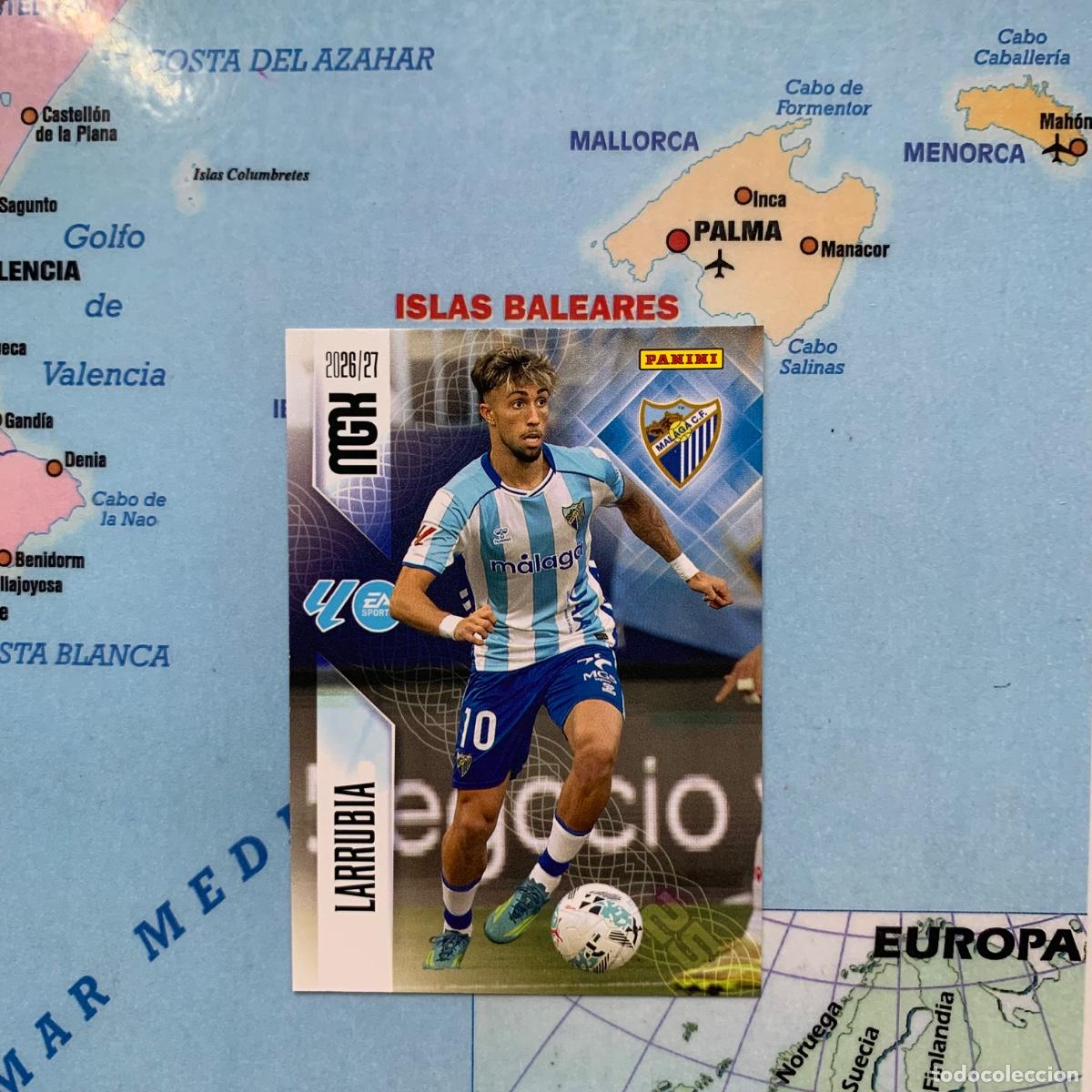 Cromos de Futebol: Larrubia n&uacute;mero 248 del Malaga megacracks 26-27 2026-2027