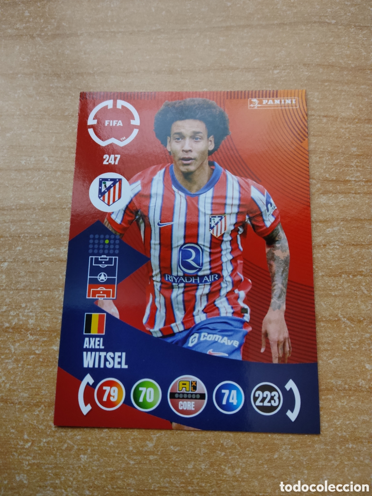 Cromos de f&uacute;tbol: 247 AXEL WITSEL ATLETICO MADRID MUNDIAL DE CLUBES ADRENALYN 2025
