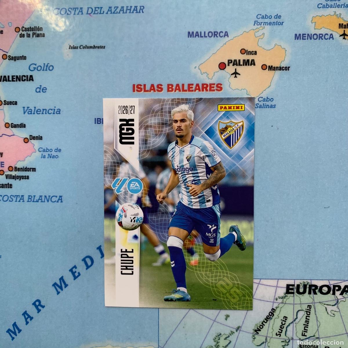 Cromos de f&uacute;tbol: Chupe n&uacute;mero 252 del Malaga megacracks 26-27 2026-2027