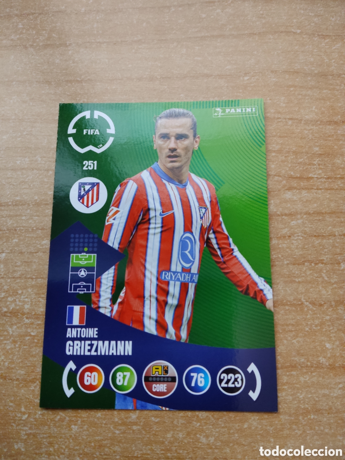 Cromos de f&uacute;tbol: 251 GRIEZMANN ATLETICO MADRID MUNDIAL DE CLUBES ADRENALYN 2025