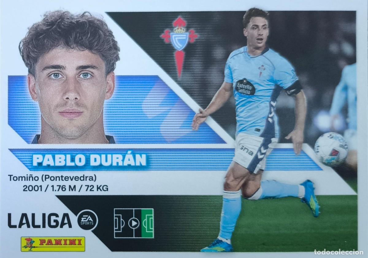 Cromos de f&uacute;tbol: FUTBOL - ESTE - 2026-2027 - 26-27 - CELTA - 18A - PABLO DURAN (NUEVO - SIN PEGAR)