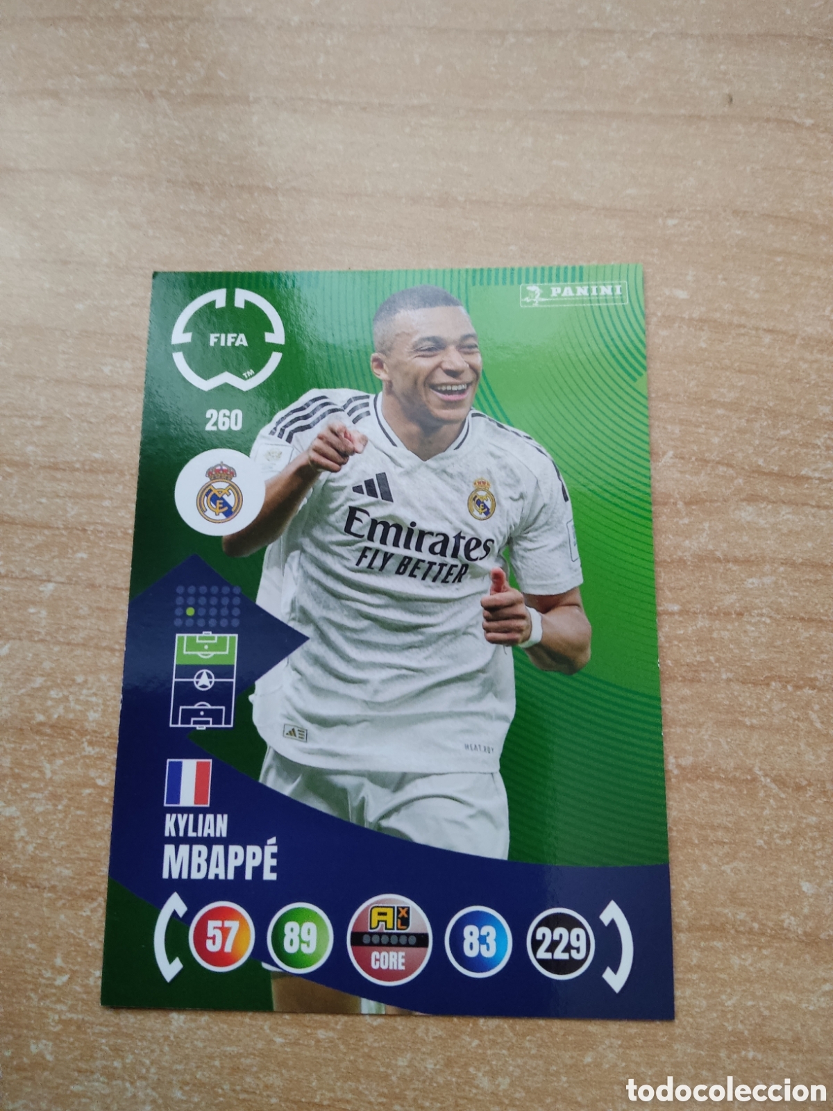 Cromos de f&uacute;tbol: 260 KYLIAN MBAPPE REAL MADRID MUNDIAL DE CLUBES ADRENALYN 2025