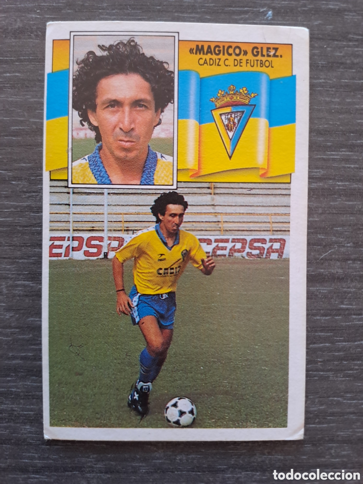 Cromos de f&uacute;tbol: ⚽ M&Aacute;GICO GONZ&Aacute;LEZ &mdash; C&Aacute;DIZ CF &mdash; LIGA 90-91 &mdash; EDICIONES ESTE
