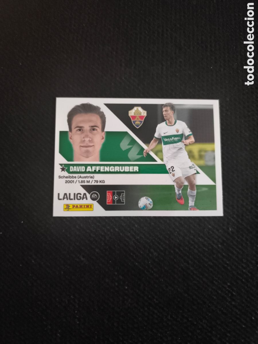 Cromos de f&uacute;tbol: CROMO N&Uacute;MERO 8 AFFENGRUBER ELCHE. LIGA ESTE 26/27. PANINI.