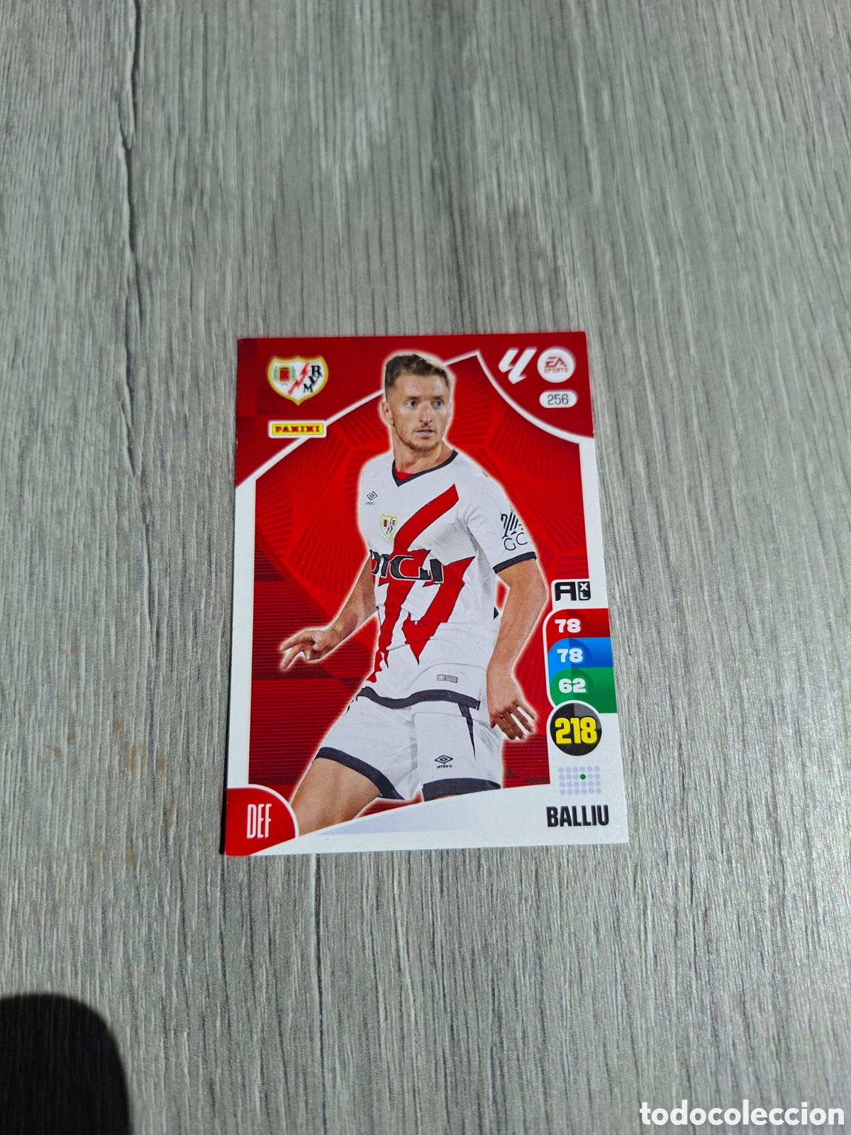 Cromos de f&uacute;tbol: Cromo Ivan Balliu. Rayo Vallecano