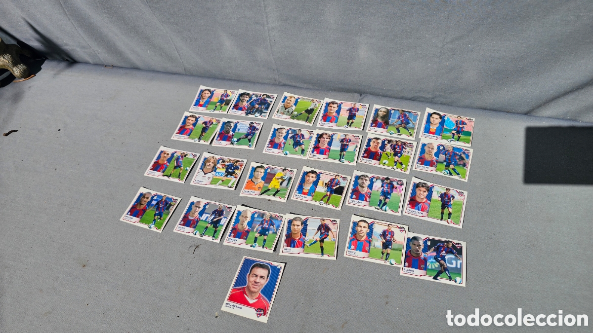 Cartes &agrave; collectionner de Football: Lote de cromos de f&uacute;tbol U.D Levante liga 2007 / 08