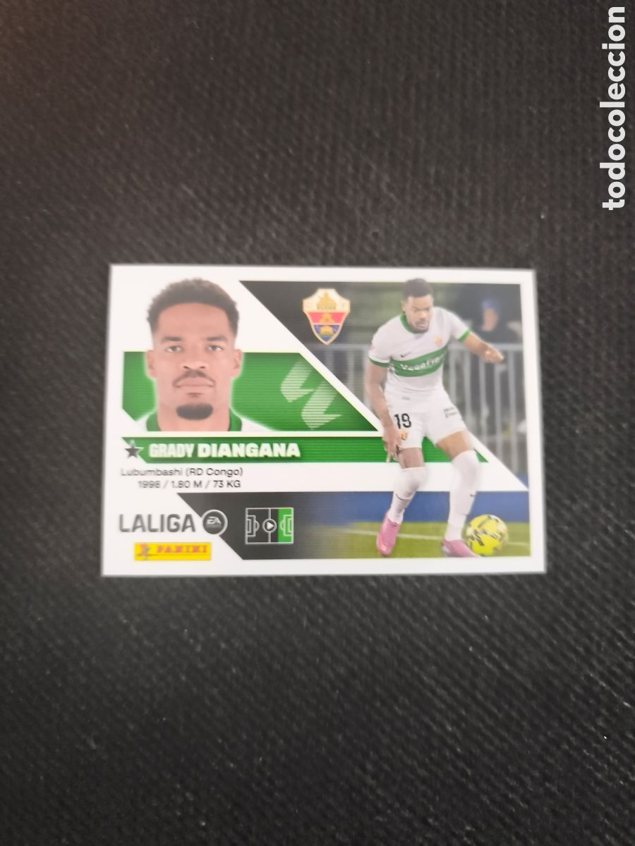 Fu&szlig;ball-Sticker: CROMO N&Uacute;MERO 19 DIANGANA ELCHE. LIGA ESTE 26/27. PANINI.