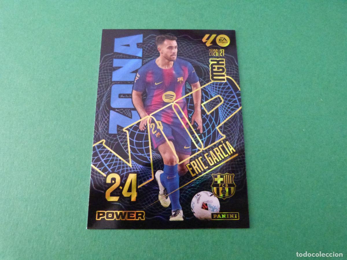 Fu&szlig;ball-Sticker: TRADING CARD FUTBOL ERIC GARCIA F.C.BARCELONA N&ordm; 393 P LIGA MEGACRACKS 2026-2027/26-27 PANINI