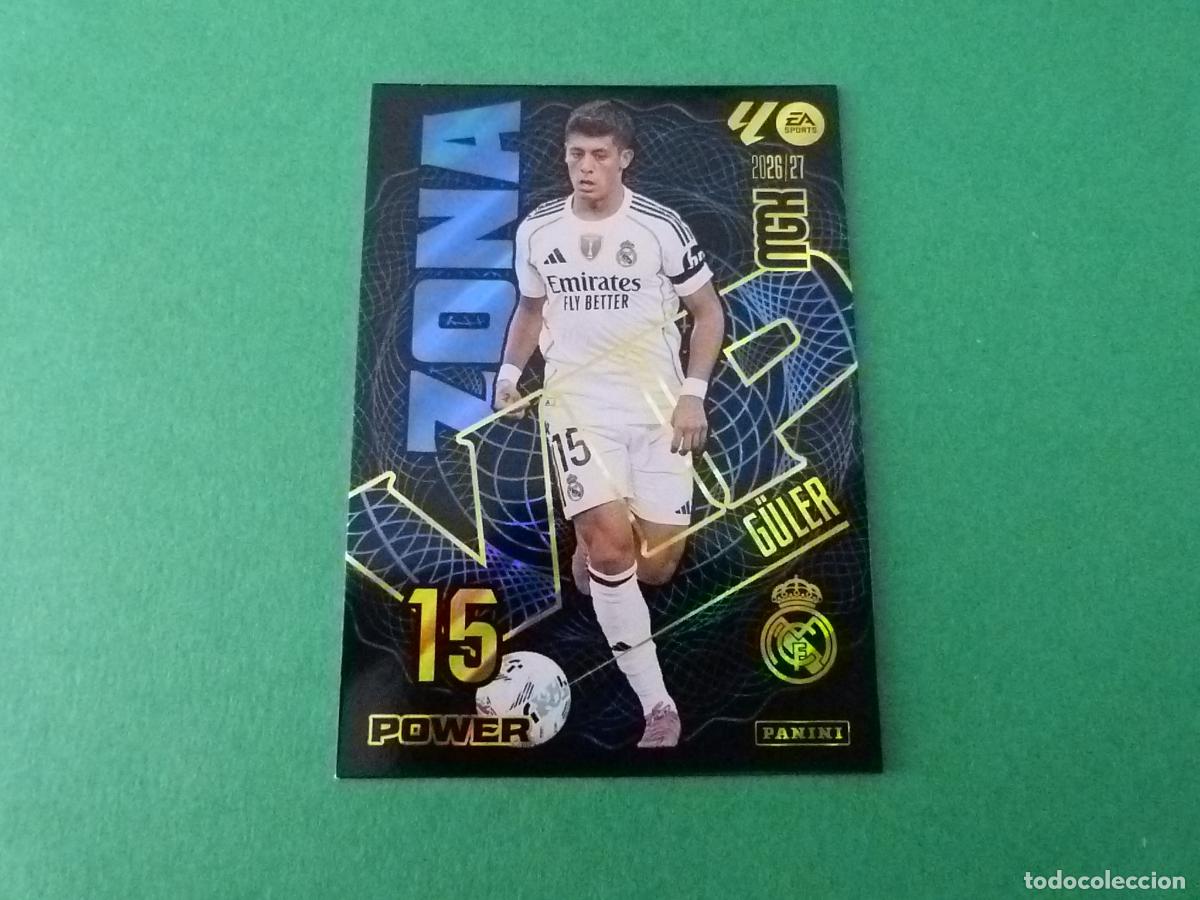 Cromos de f&uacute;tbol: TRADING CARD FUTBOL G&Uuml;LLER REAL MADRID C.F. N&ordm; 396 P LIGA MEGACRACKS 2026-2027/26-27 PANINI
