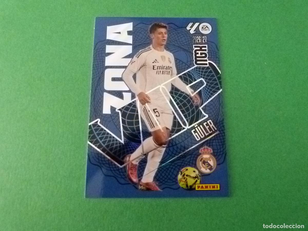 Cromos de f&uacute;tbol: TRADING CARD FUTBOL G&Uuml;LLER REAL MADRID C.F. N&ordm; 396 LIGA MEGACRACKS 2026-2027/26-27 PANINI