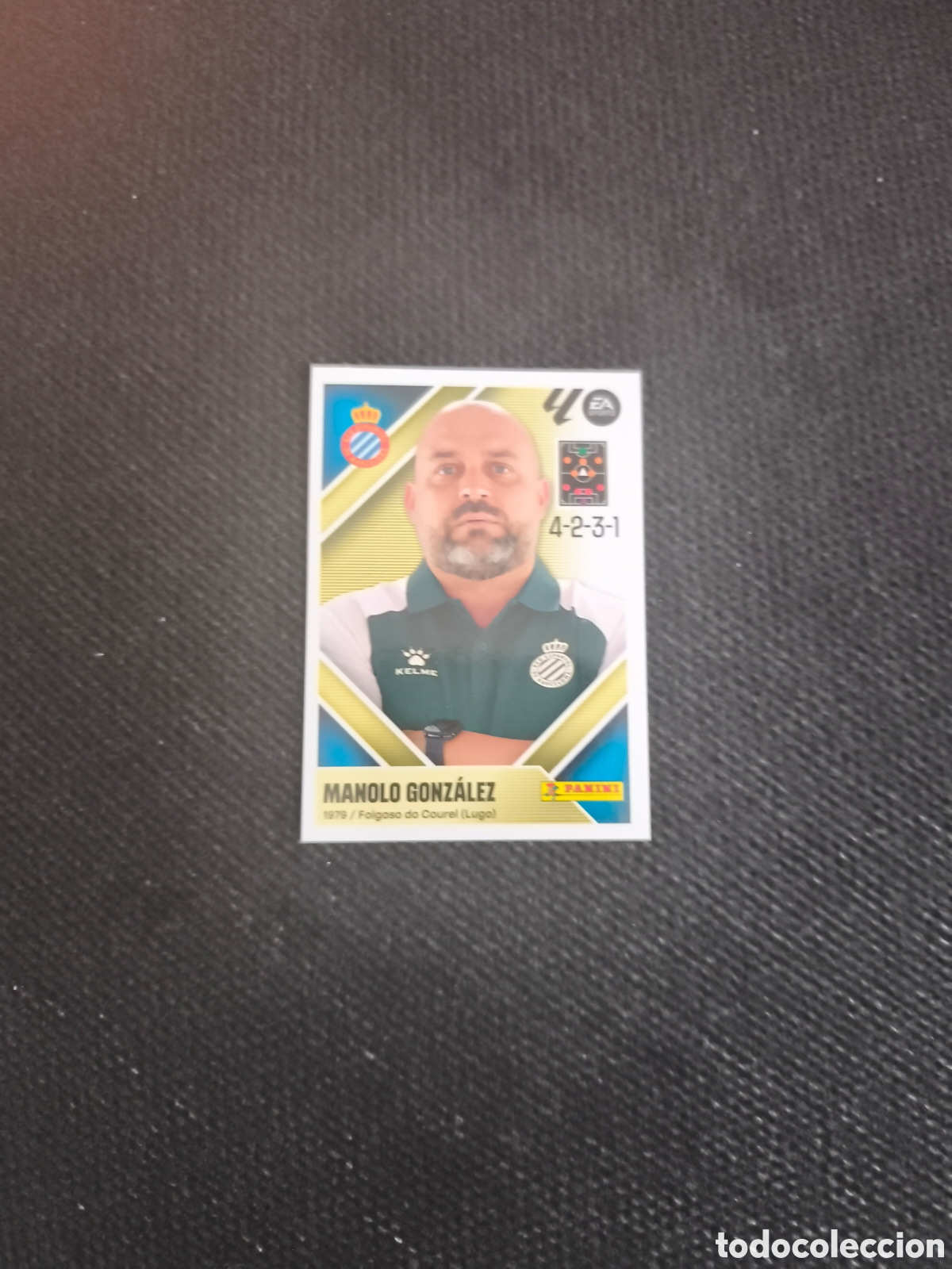Cromos de f&uacute;tbol: CROMO N&Uacute;MERO 2 MANOLO GONZ&Aacute;LEZ ESPANYOL. LIGA ESTE 26/27. PANINI.
