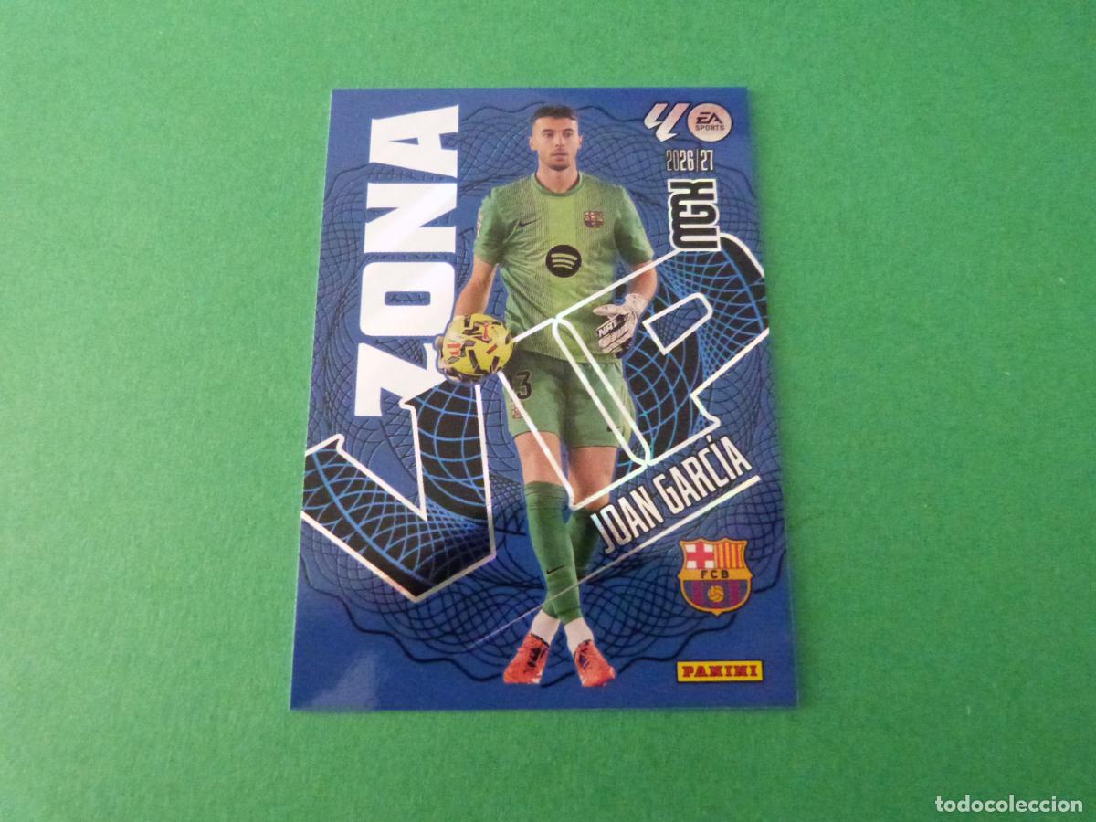 Cromos de f&uacute;tbol: TRADING CARD FUTBOL JOAN GARC&Iacute;A F.C.BARCELONA N&ordm; 399 LIGA MEGACRACKS 2026-2027/26-27 PANINI