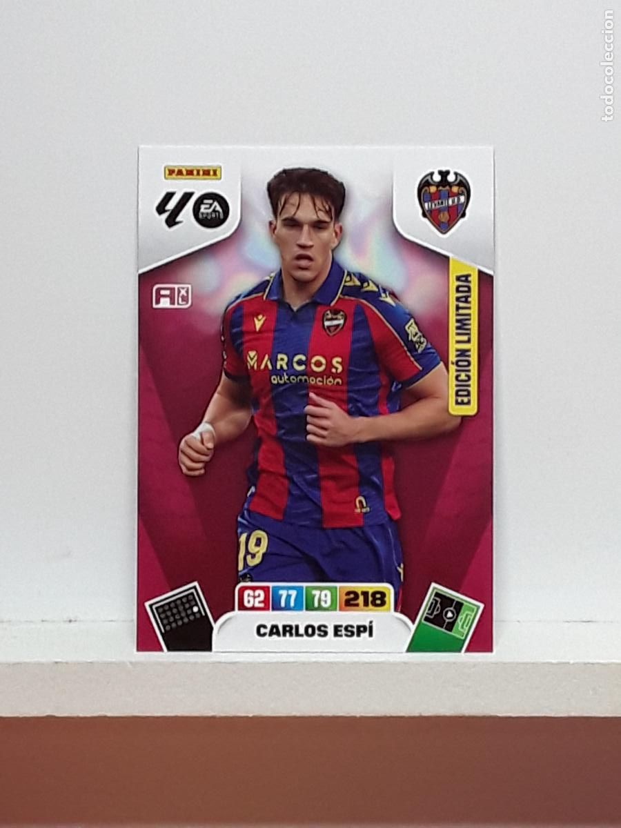 Cromos de f&uacute;tbol: ADRENALYN 2025 2026 25 26 ALBUM PANINI LIGA N LIMITADA LEVANTE CARLOS ESPI