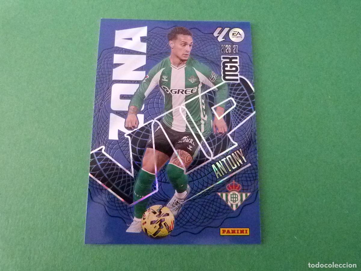 Cromos de f&uacute;tbol: TRADING CARD FUTBOL ANTONY REAL BETIS BALOMPIE N&ordm; 388 LIGA MEGACRACKS 2026-2027/26-27 PANINI