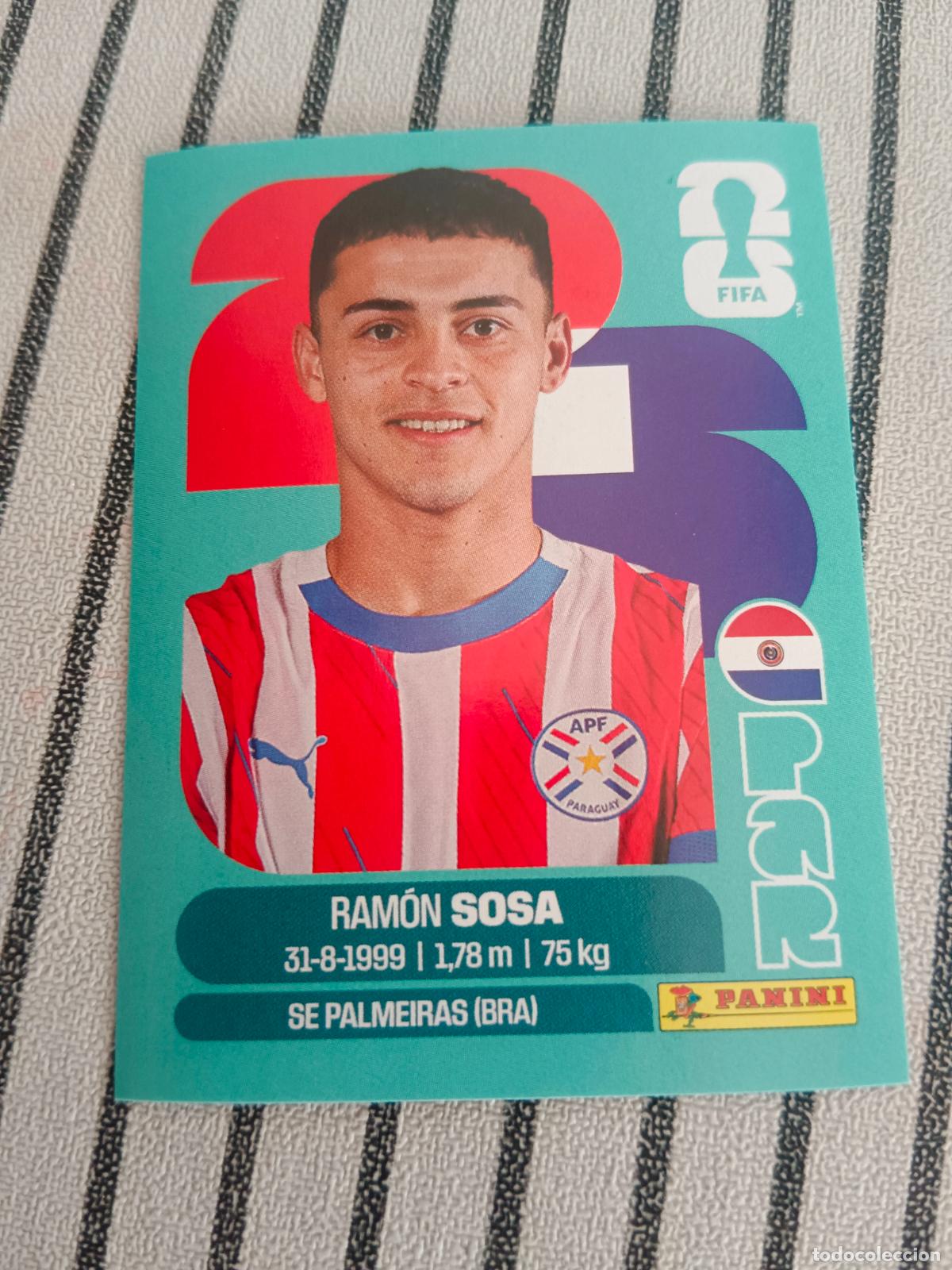 Cromos de f&uacute;tbol: MUNDIAL 2026 ESTADOS UNIDOS USA MEXICO MEJICO CANADA PAR 18 PAR18 RAMON SOSA PARAGUAY FIFA