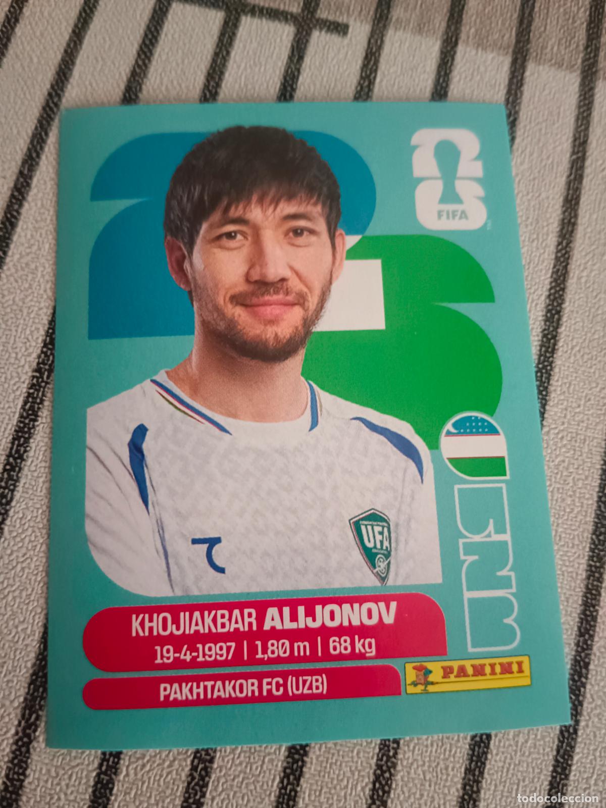 Cromos de f&uacute;tbol: MUNDIAL 2026 ESTADOS UNIDOS USA MEXICO MEJICO CANADA UZB 8 UZB8 ALIJONOV UZBEKISTAN FIFA