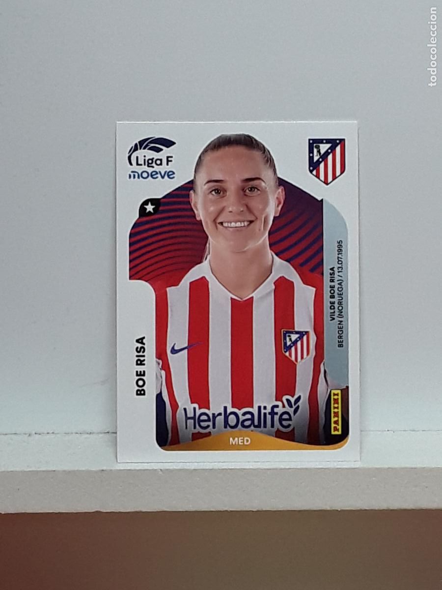 Cromos de f&uacute;tbol: LIGA FEMENINA 2025 2026 F 25 26 ALBUM PANINI LIGA N 51 ATLETICO MADRID BOE RISA