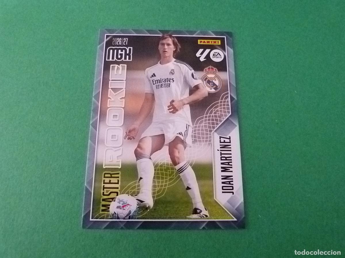 Figurine di Calcio: TRADING CARD FUTBOL JOAN MARTINEZ REAL MADRID C.F. N&ordm; 413 LIGA MEGACRACKS 2026-2027/26-27 PANINI
