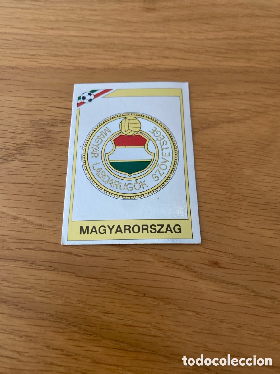 Fu&szlig;ball-Sticker: Cromo panini mundial Mexico 86 n&uacute;mero 200 escudo Hungr&iacute;a - Sticker album world cup 1986 badge