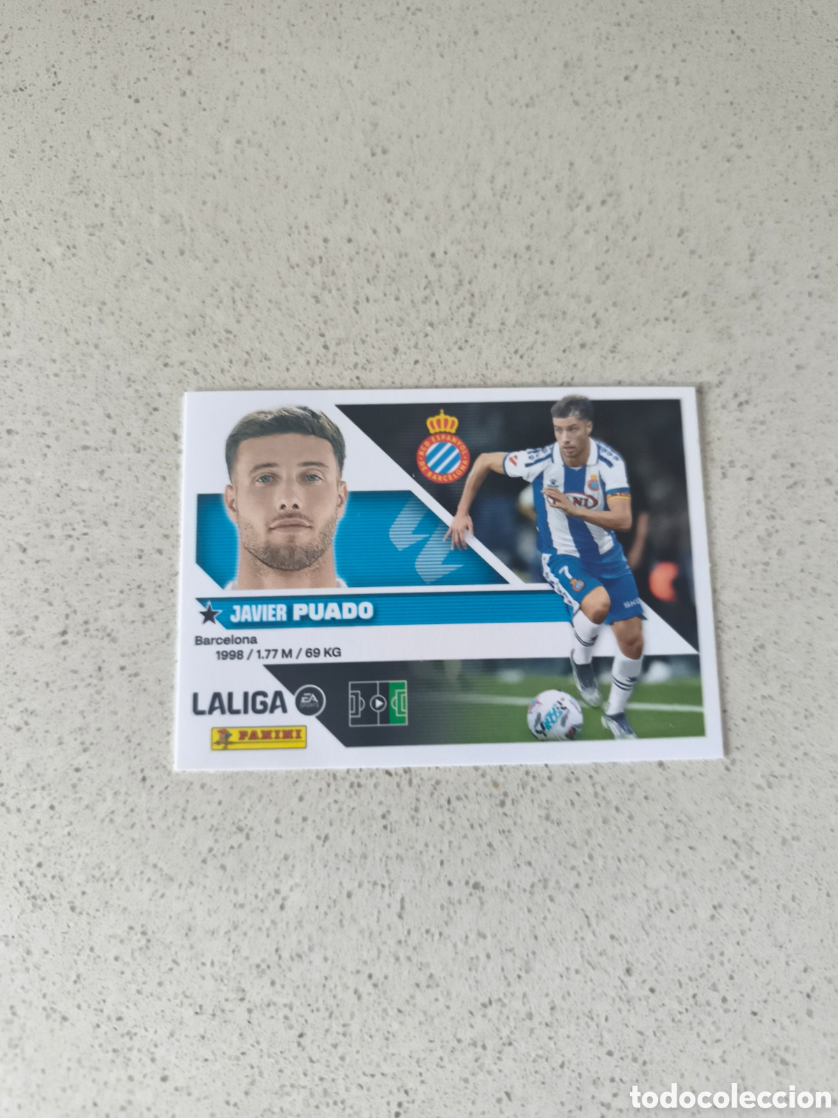 Cromos de f&uacute;tbol: CROMO N&Uacute;MERO 18 PUADO ESPANYOL. LIGA ESTE 26/27. PANINI.
