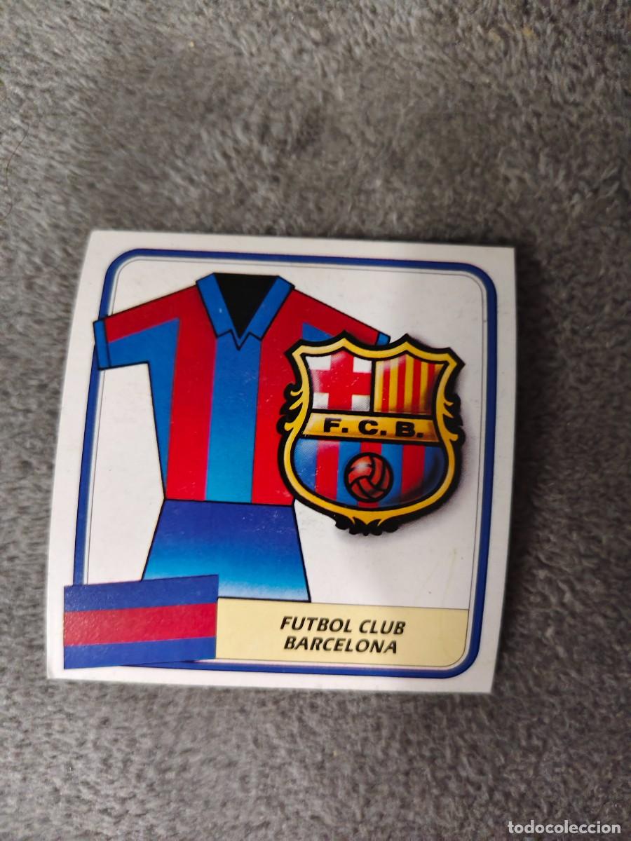 Cromos de f&uacute;tbol: EDICIONES ESTE 89 90 ESCUDO FC BARCELONA 1989 1990 DESPEGADO RECUPERADO ALBUM AAQ