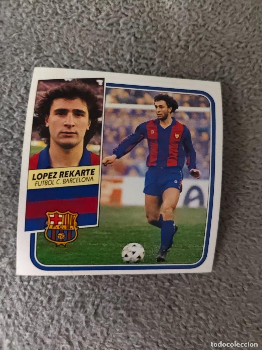 Cromos de f&uacute;tbol: EDICIONES ESTE 89 90 LOPEZ RECARTE FC BARCELONA 1989 1990 DESPEGADO RECUPERADO ALBUM AAQ