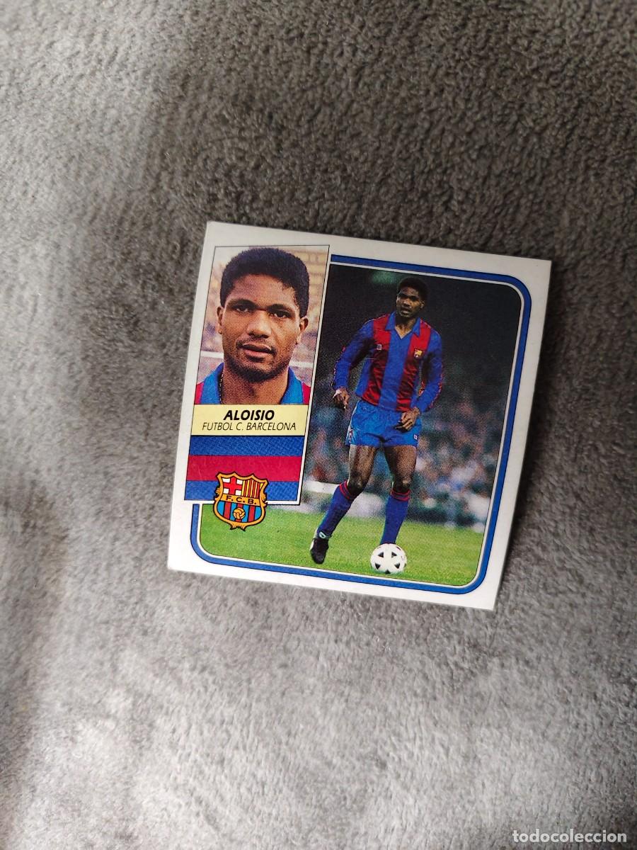 Cromos de f&uacute;tbol: EDICIONES ESTE 89 90 ALOISIO FC BARCELONA 1989 1990 DESPEGADO RECUPERADO ALBUM AAQ