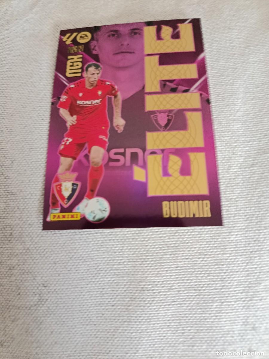 Cromos de f&uacute;tbol: Megacracks 26/27. 3- Budimir. Osasuna. Elite.
