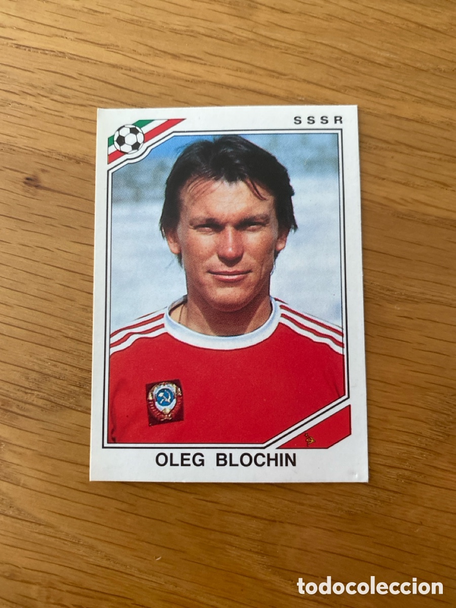 Figurine di Calcio: Cromo panini mundial Mexico 86 n&uacute;mero 198 Blochin - Sticker album world cup 1986