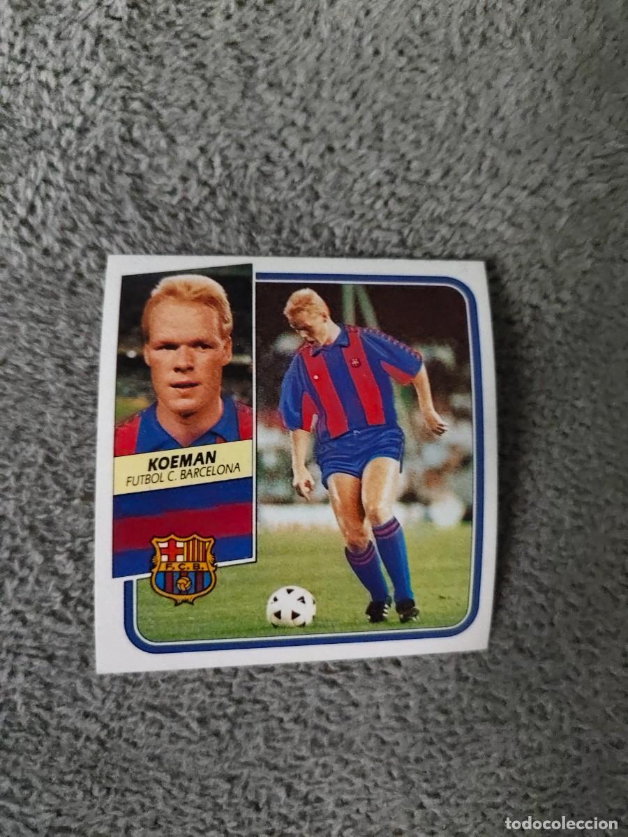 Figurine di Calcio: EDICIONES ESTE 89 90 KOEMAN FC BARCELONA 1989 1990 DESPEGADO RECUPERADO ALBUM AAQ