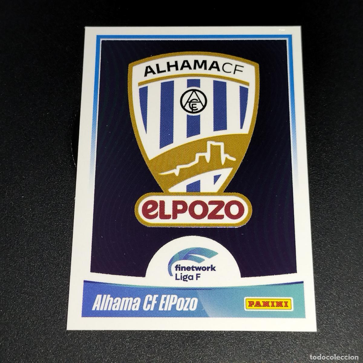 Figurine di Calcio: N&ordm; 5 ESCUDO LOGO ALHAMA EL POZO CROMOS FINETWORK LIGA F FEMENINA PANINI 2022 2023 22 23