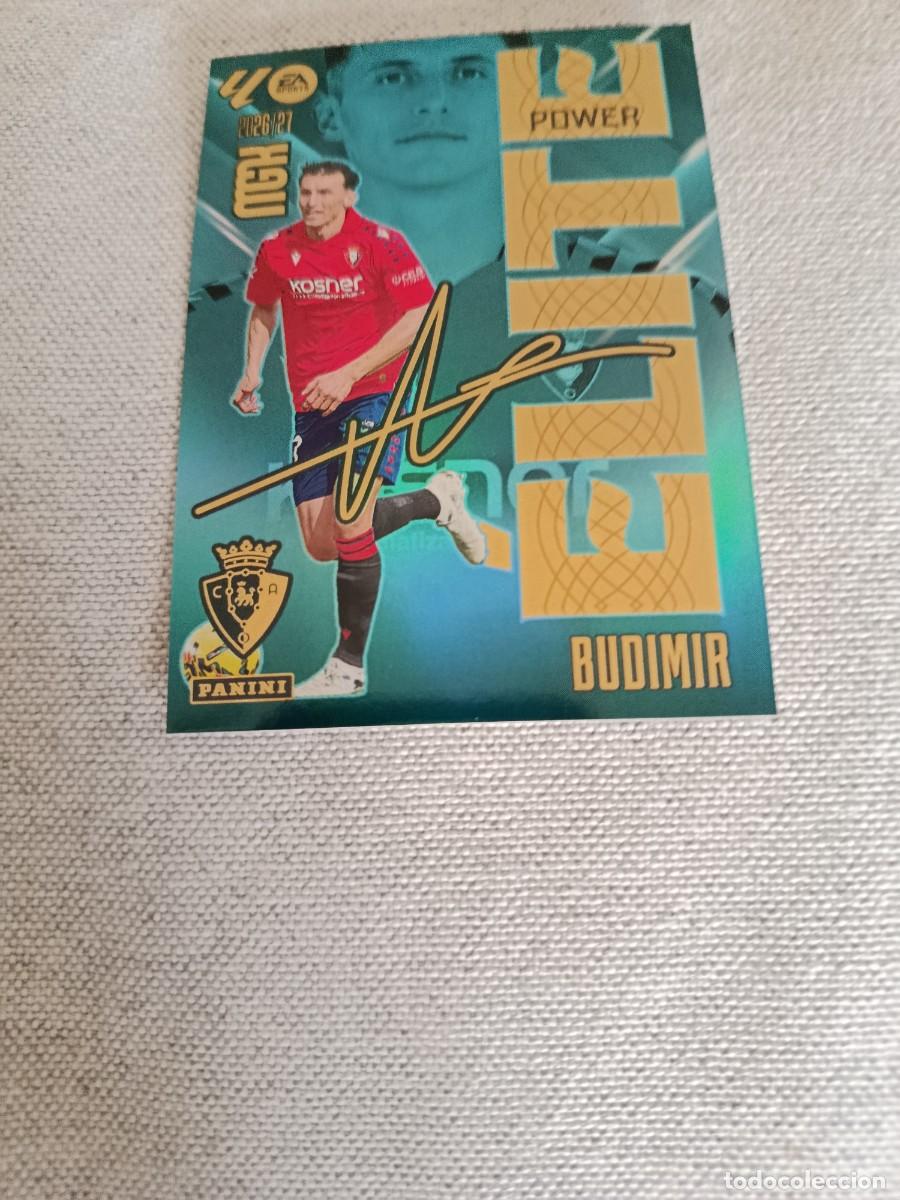 Figurine di Calcio: Megacracks 26/27. 3P- Budimir. Osasuna. Elite power.
