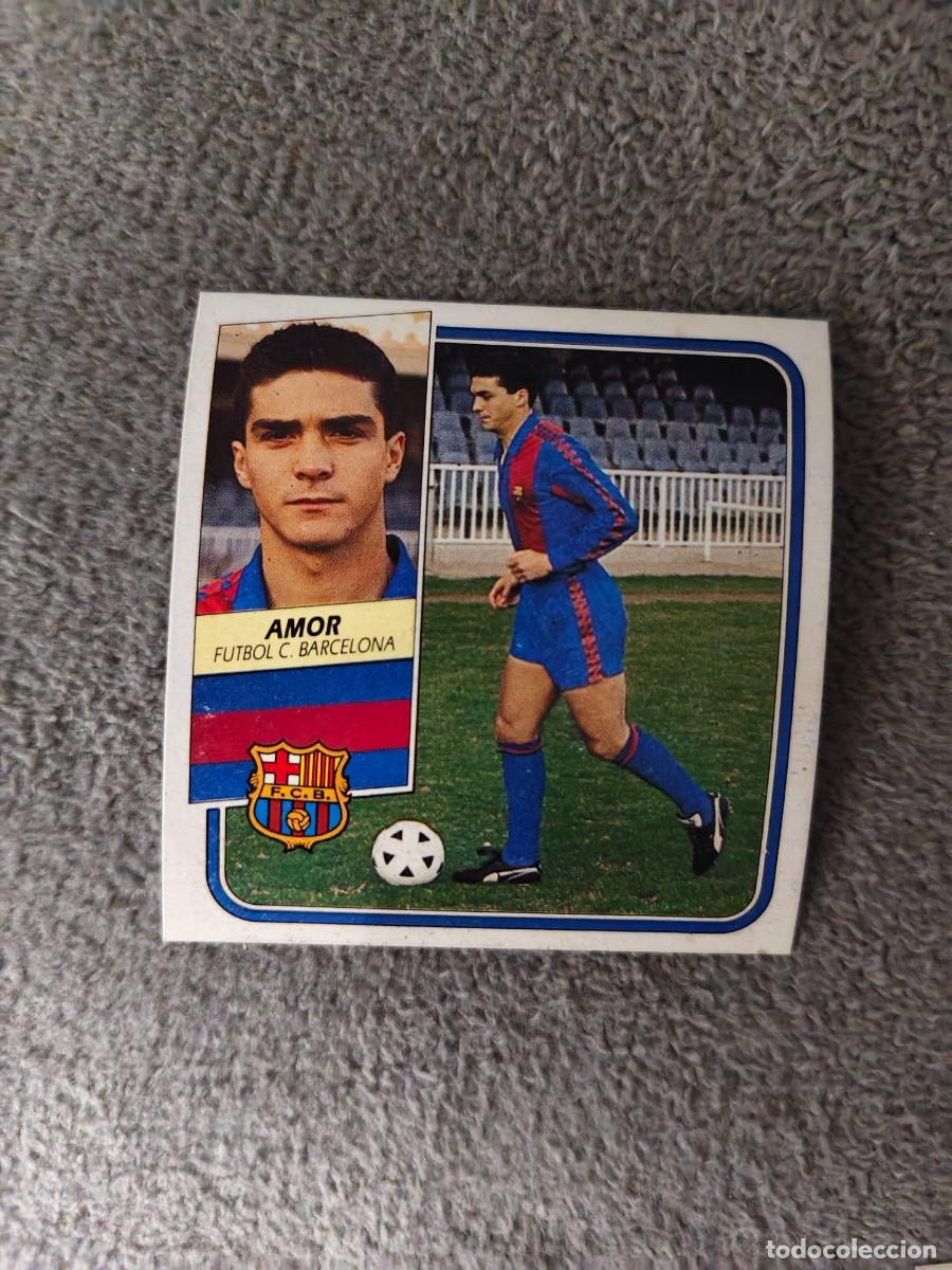 Cromos de f&uacute;tbol: EDICIONES ESTE 89 90 AMOR FC BARCELONA 1989 1990 DESPEGADO RECUPERADO ALBUM AAQ