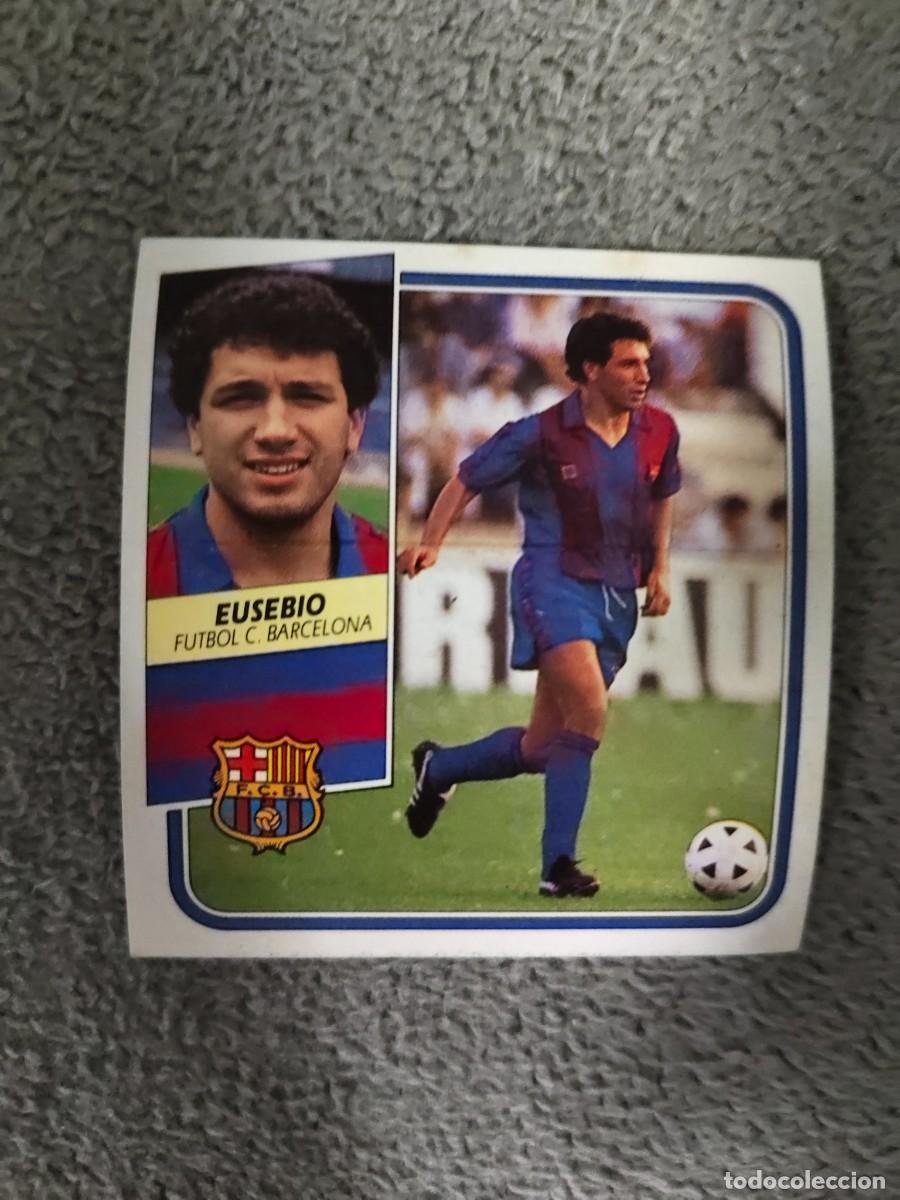 Cromos de f&uacute;tbol: EDICIONES ESTE 89 90 EUSEBIO FC BARCELONA 1989 1990 DESPEGADO RECUPERADO ALBUM AAQ