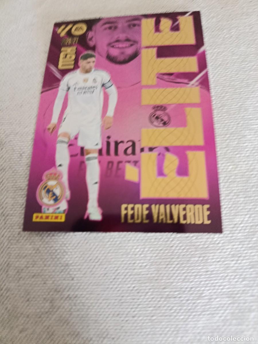 Cromos de f&uacute;tbol: Megacracks 26/27. 5- Fede Valverde. Real Madrid. Elite.