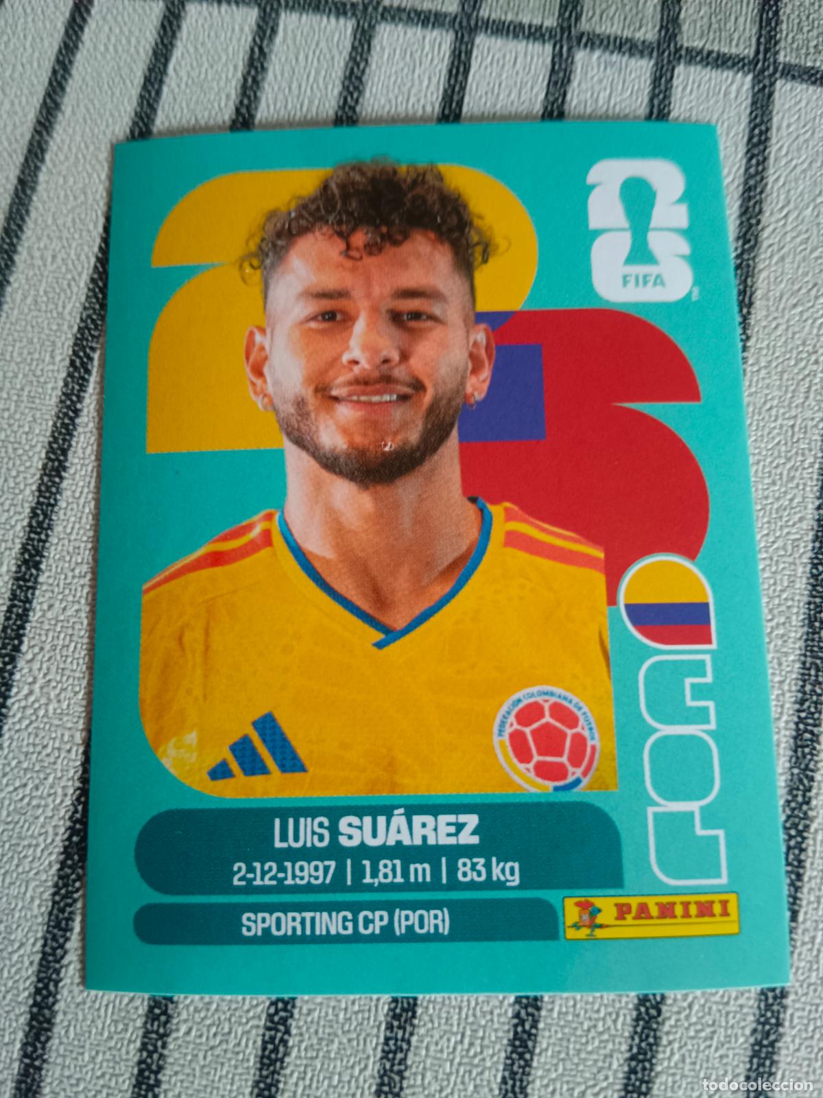 Cromos de f&uacute;tbol: MUNDIAL 2026 ESTADOS UNIDOS USA MEXICO MEJICO CANADA COL 19 COL19 LUIS SUAREZ COLOMBIA FIFA