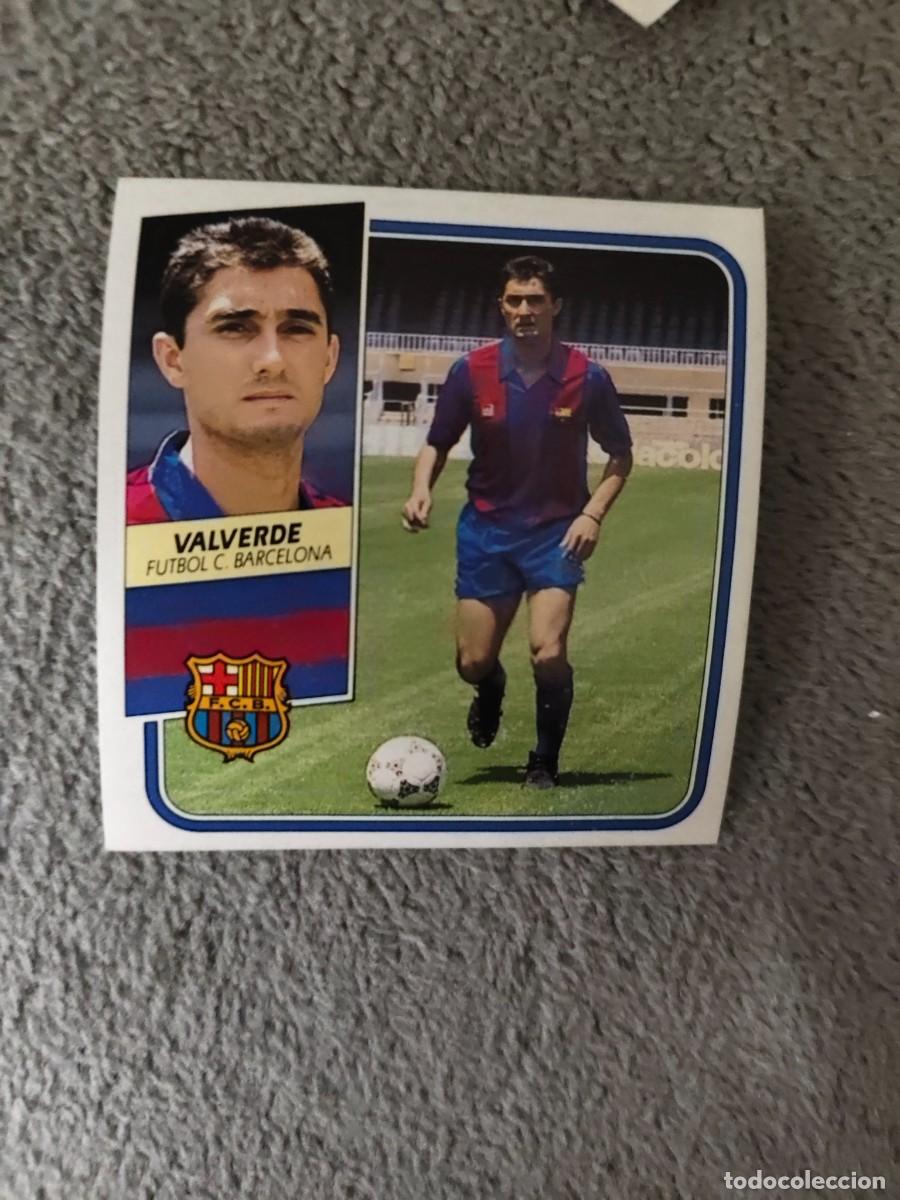 Cromos de f&uacute;tbol: EDICIONES ESTE 89 90 VALVERDE COLOCA FC BARCELONA 1989 1990 DESPEGADO RECUPERADO ALBUM AAQ