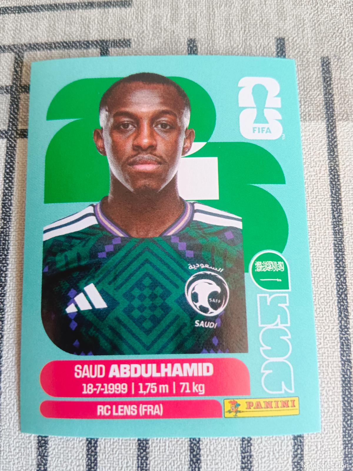 Cromos de f&uacute;tbol: MUNDIAL 2026 ESTADOS UNIDOS USA MEXICO MEJICO CANADA KSA 4 KSA4 SAUD ABDULHAMID ARABIA SAUDI FIFA
